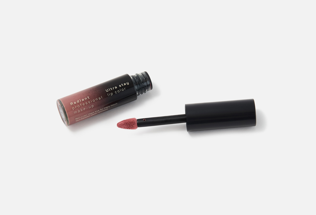 Radiant Professional Make-Up Liquid Long-Lasting Lipstick Ultra Stay Lip Color 2, Brownie 6 ml Radiant Professional Make-Up Liquid Long-Lasting Lipstick Ultra Stay Lip Color