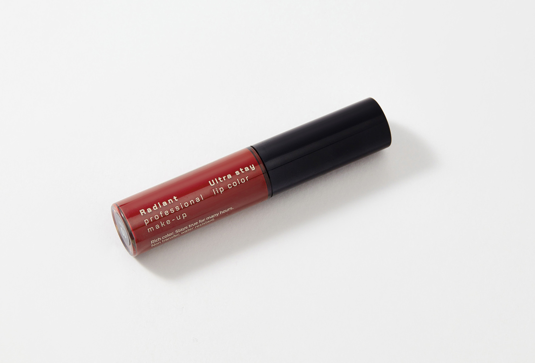 Radiant Professional Make-Up Liquid Long-Lasting Lipstick Ultra Stay Lip Color 10, Ruby 6 ml Radiant Professional Make-Up Liquid Long-Lasting Lipstick Ultra Stay Lip Color