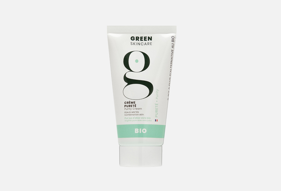 Green Skincare Mattifying Face Cream for Combination Skin Purity
