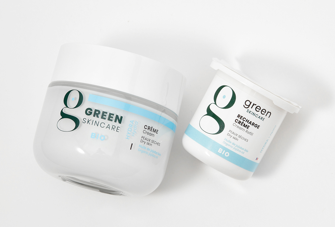 Green Skincare Nourishing Face Cream & Refill for Dry Skin Hydra 2 pcs Green Skincare Nourishing Face Cream & Refill for Dry Skin Hydra