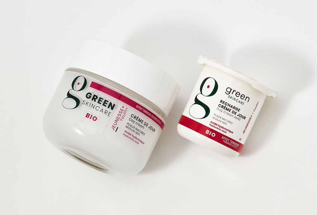 Green Skincare Anti-Aging Face Cream & Refill Youth+ 2 pcs Green Skincare Anti-Aging Face Cream & Refill Youth+