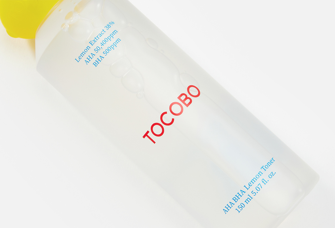 TOCOBO Отшелушивающий тонер для лица AHA BHA Lemon Toner