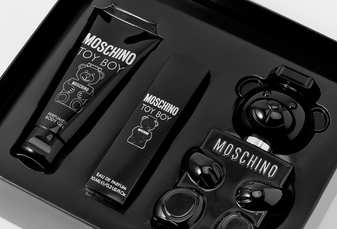 موسكينو مجموعة ماء عطر ولوشن للجسم توي بوي