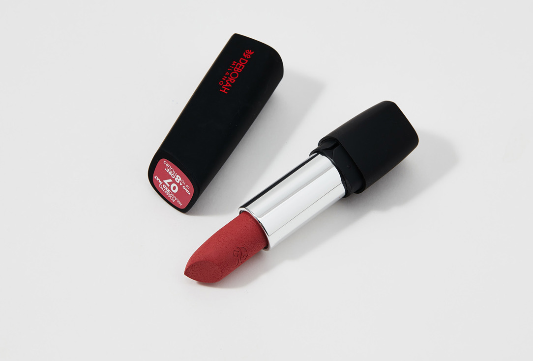 DEBORAH MILANO Matte lipstick Red mat 07, Pink brick 4.4 g DEBORAH MILANO Matte lipstick Red mat