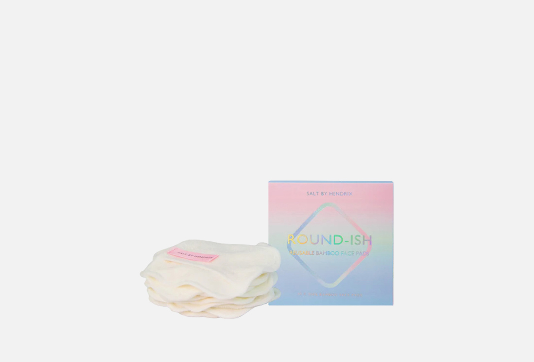 Salt By Hendrix Face Pads Round-Ish Bamboo 1 pcs Salt By Hendrix Face Pads Round-Ish Bamboo