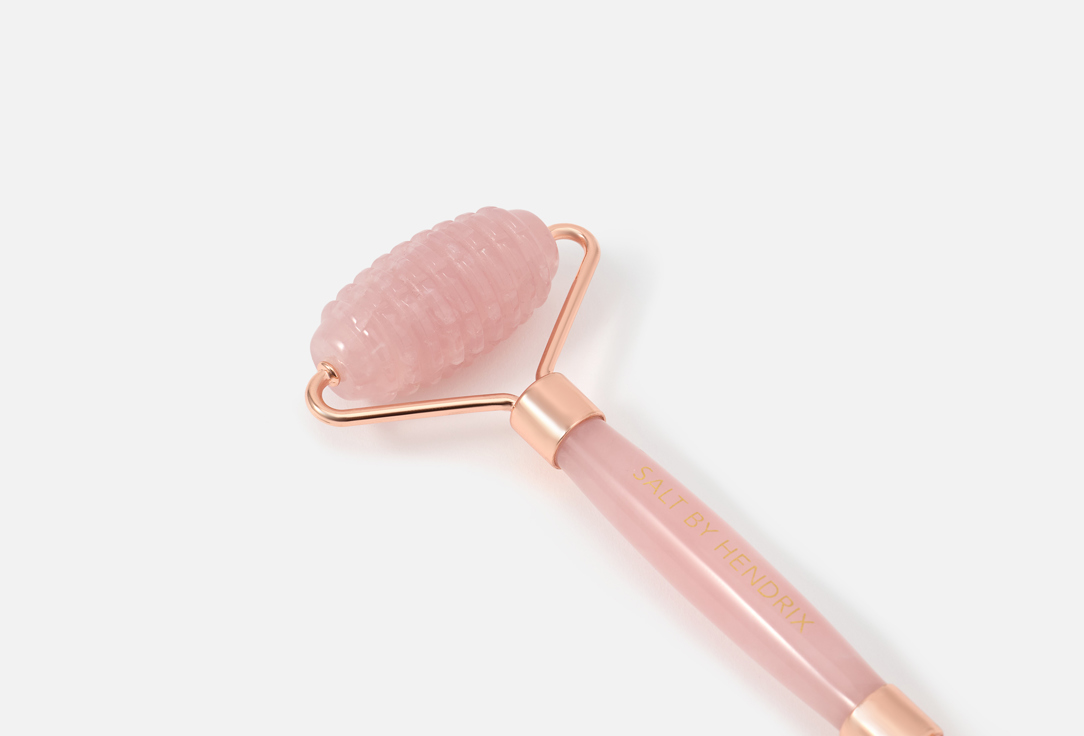 Salt By Hendrix Face Roller Textured Rose Quartz 1 pcs Salt By Hendrix Face Roller Textured Rose Quartz