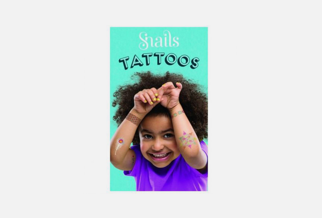 Snails temporary Body Tattoo Neon
