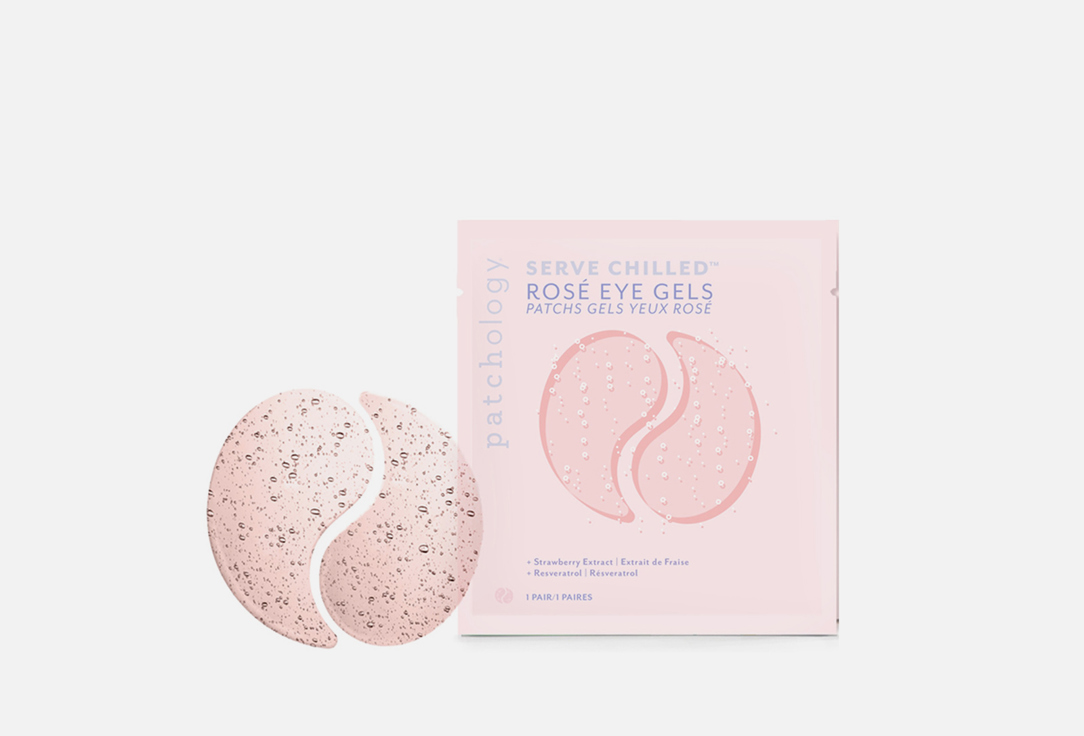 Patchology Eye gel patches Rosé 1 pairs Patchology Eye gel patches Rosé
