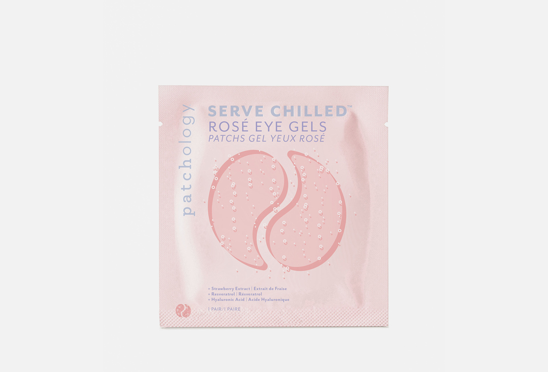 Patchology Eye gel patches Rosé 1 pairs Patchology Eye gel patches Rosé