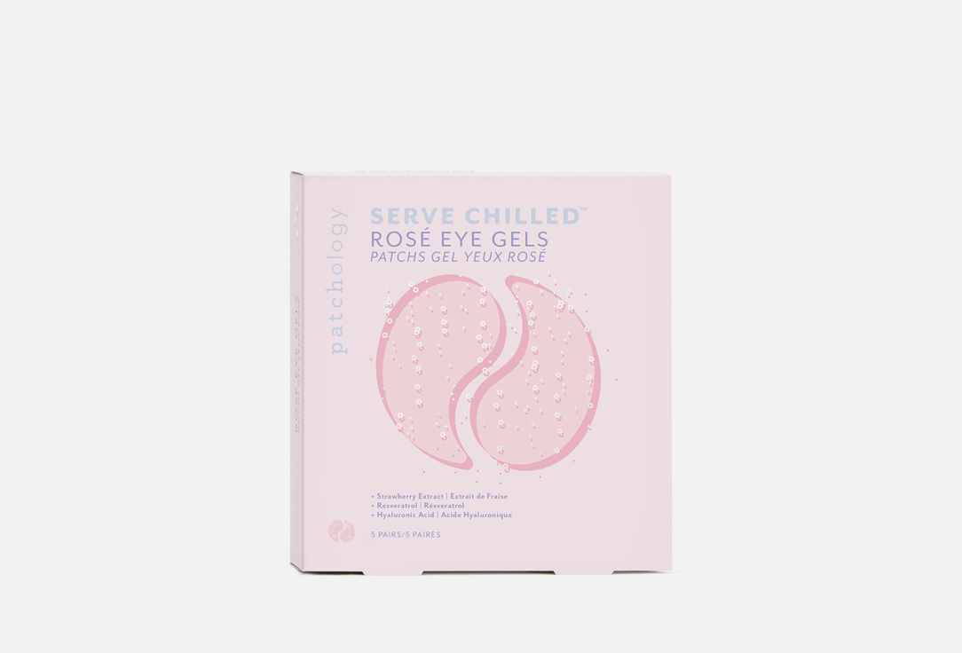 Patchology Eye gel patches Rosé 5 pairs Patchology Eye gel patches Rosé