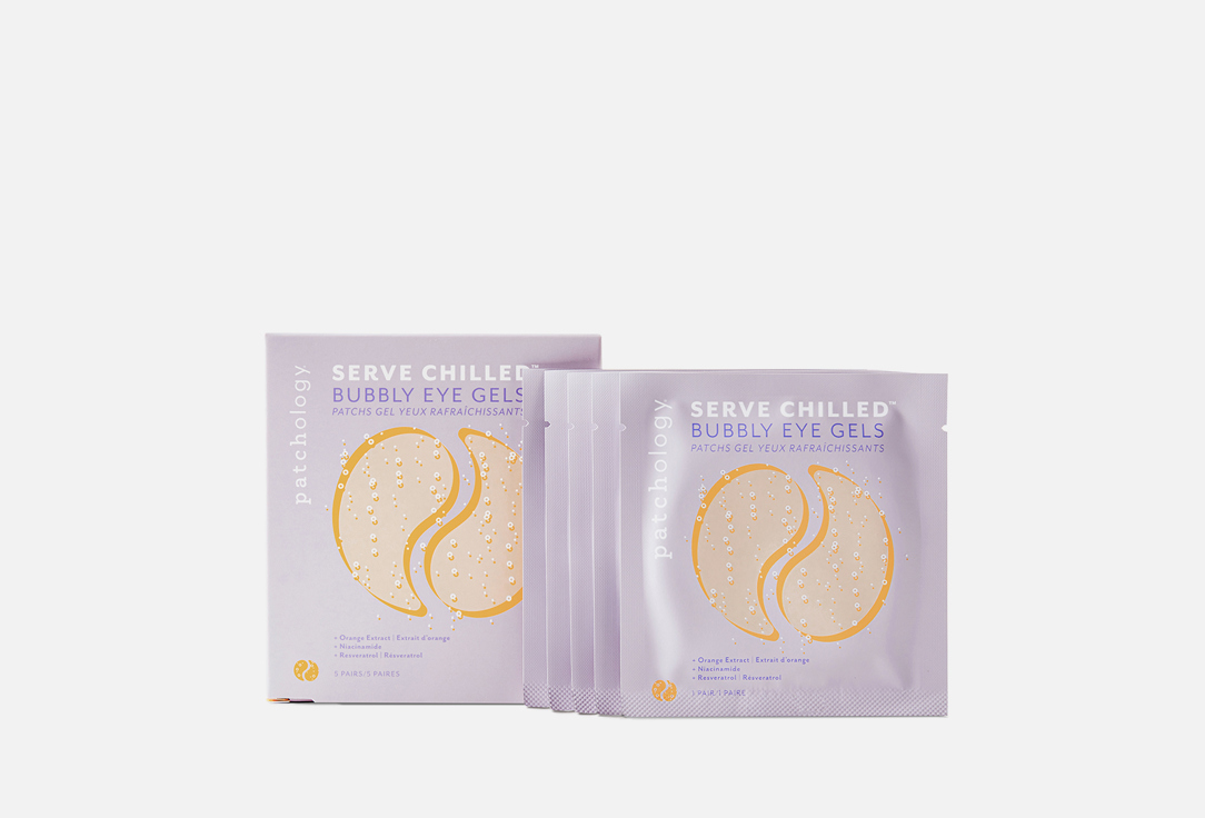 Patchology Eye gel patches Serve chilled bubbly 5 pairs Patchology Eye gel patches Serve chilled bubbly