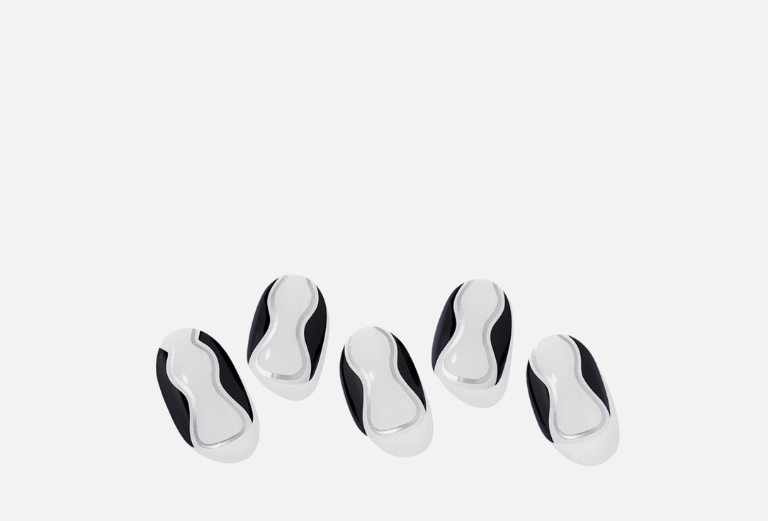 Ohora Nails Nail gel manicure wraps Black Hourglass 30 pcs Ohora Nails Nail gel manicure wraps Black Hourglass