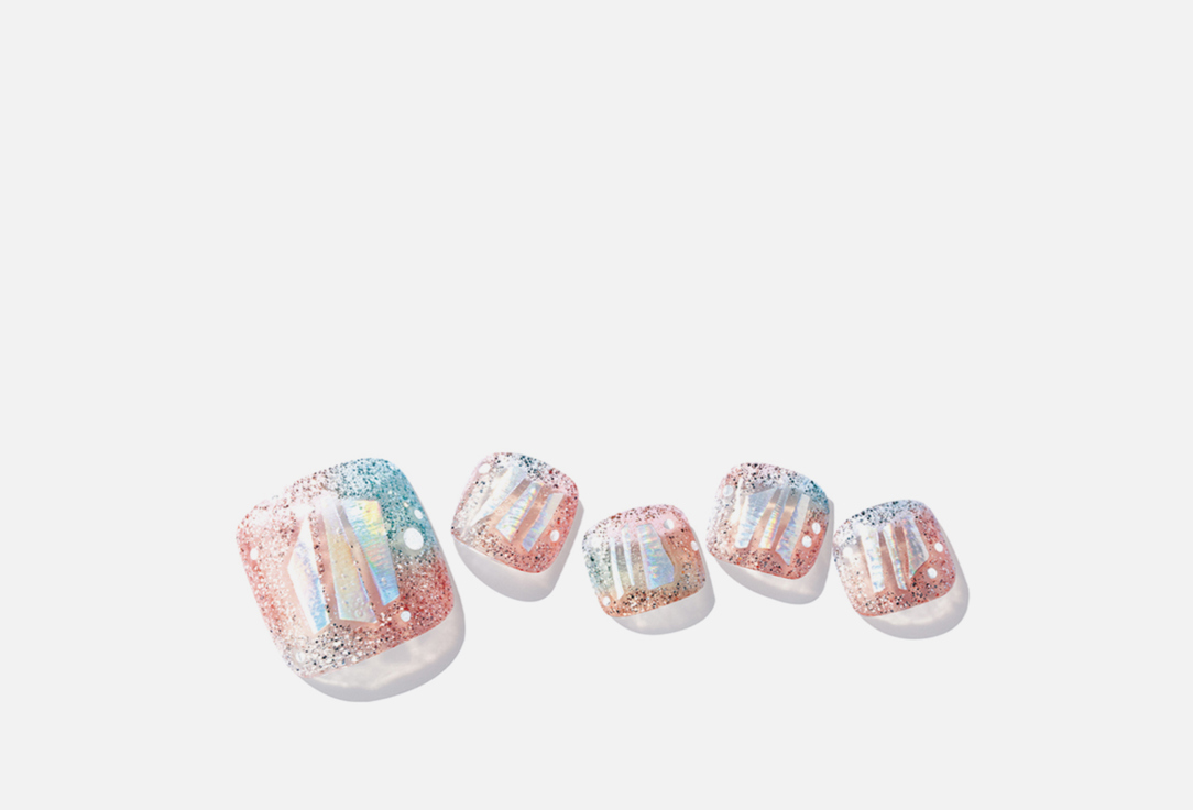 Ohora Nails Nail gel pedicure wraps Newtro No.1 32 pcs Ohora Nails Nail gel pedicure wraps Newtro No.1