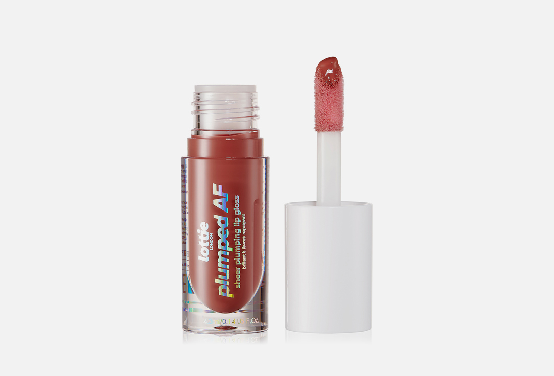 Lottie London Moisturizing Lip Gloss Plumped AF In the nude 4.3 ml Lottie London Moisturizing Lip Gloss Plumped AF