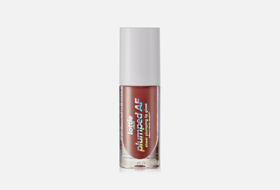 Lottie London Moisturizing Lip Gloss Plumped AF In the nude 4.3 ml Lottie London Moisturizing Lip Gloss Plumped AF