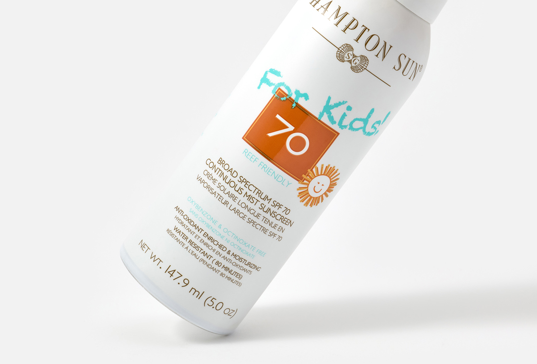 Hampton Sun Sunscreen Mist SPF70 for Kids 147.9 ml Hampton Sun Sunscreen Mist SPF70 for Kids