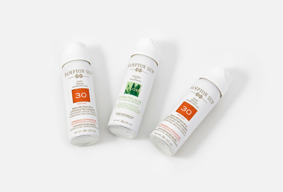 Hampton Sun Sunscreen Mist Kit Travel Trio 3 pcs Hampton Sun Sunscreen Mist Kit Travel Trio