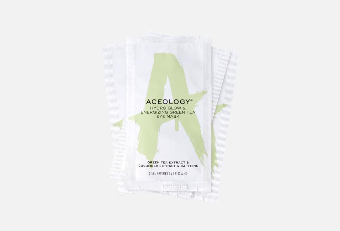 Aceology green tea eye mask Hydro glow & energizing