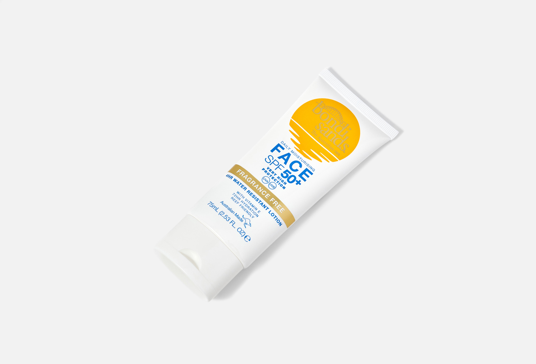 Bondi Sands Face Sunscreen Lotion SPF50+ Fragrance Free 75 ml Bondi Sands Face Sunscreen Lotion SPF50+ Fragrance Free