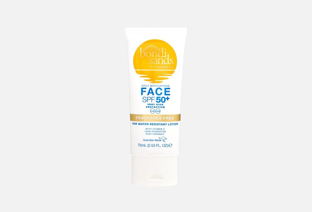 Bondi Sands Face Sunscreen Lotion SPF50+ Fragrance Free 75 ml Bondi Sands Face Sunscreen Lotion SPF50+ Fragrance Free