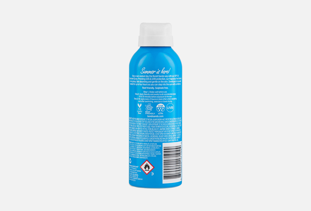 Bondi Sands Aerosol Mist Spray SPF30 Fragrance Free 160 ml Bondi Sands Aerosol Mist Spray SPF30 Fragrance Free