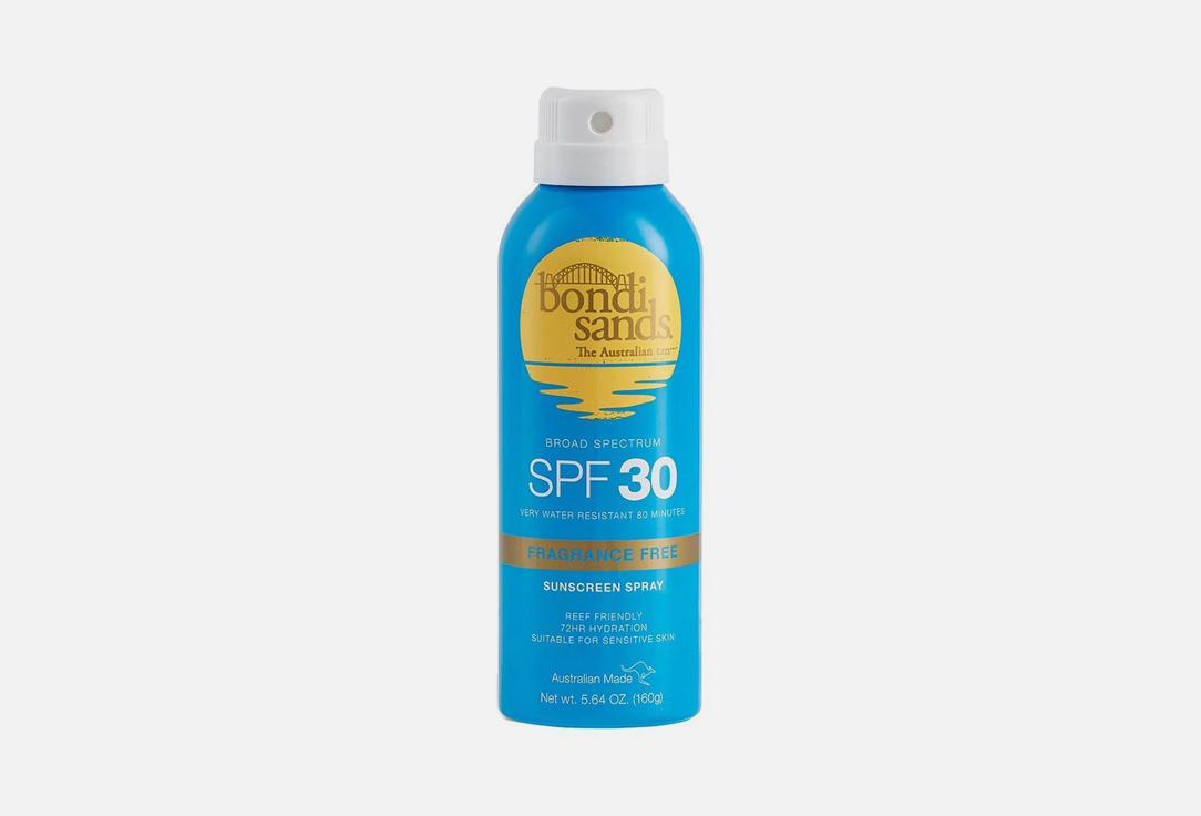 Bondi Sands Aerosol Mist Spray SPF30 Fragrance Free 160 ml Bondi Sands Aerosol Mist Spray SPF30 Fragrance Free