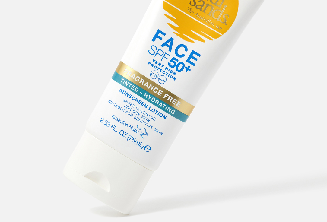 Bondi Sands Face Tinted Lotion SPF50+ Fragrance Free Hydrated 75 ml Bondi Sands Face Tinted Lotion SPF50+ Fragrance Free Hydrated