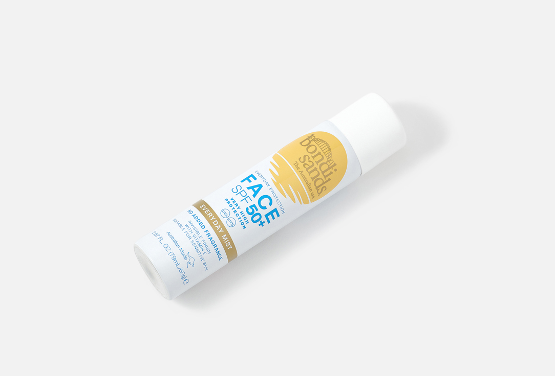 Bondi Sands Sunscreen Face Mist SPF50+ Fragrance Free Face Mist 60 g Bondi Sands Sunscreen Face Mist SPF50+ Fragrance Free Face Mist