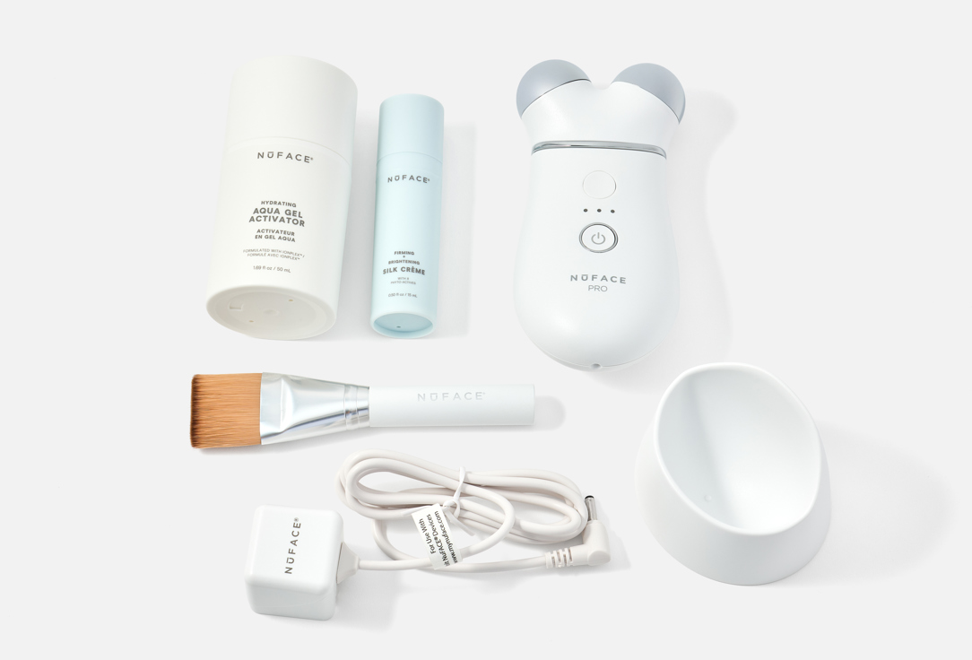 NUFACE Facial Toning Device with Attachments and Activators TRINITY+ PRO Complete Advanced Kit