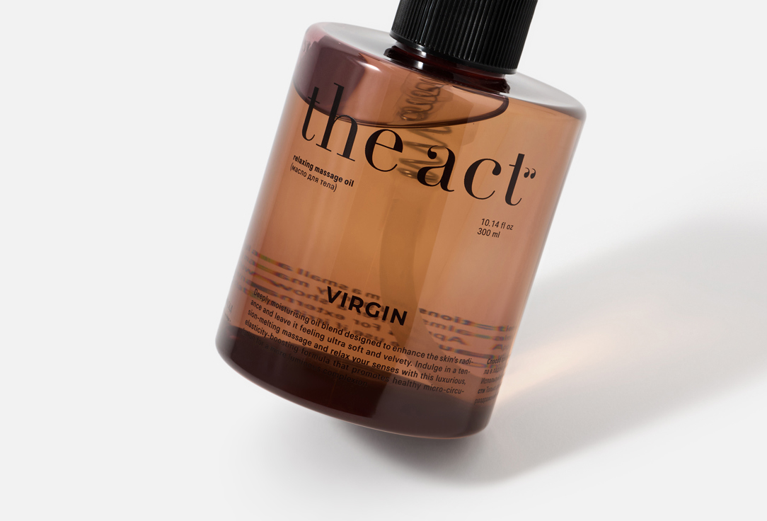 The Act Moisturizing Massage Oil Virgin 300 ml The Act Moisturizing Massage Oil Virgin