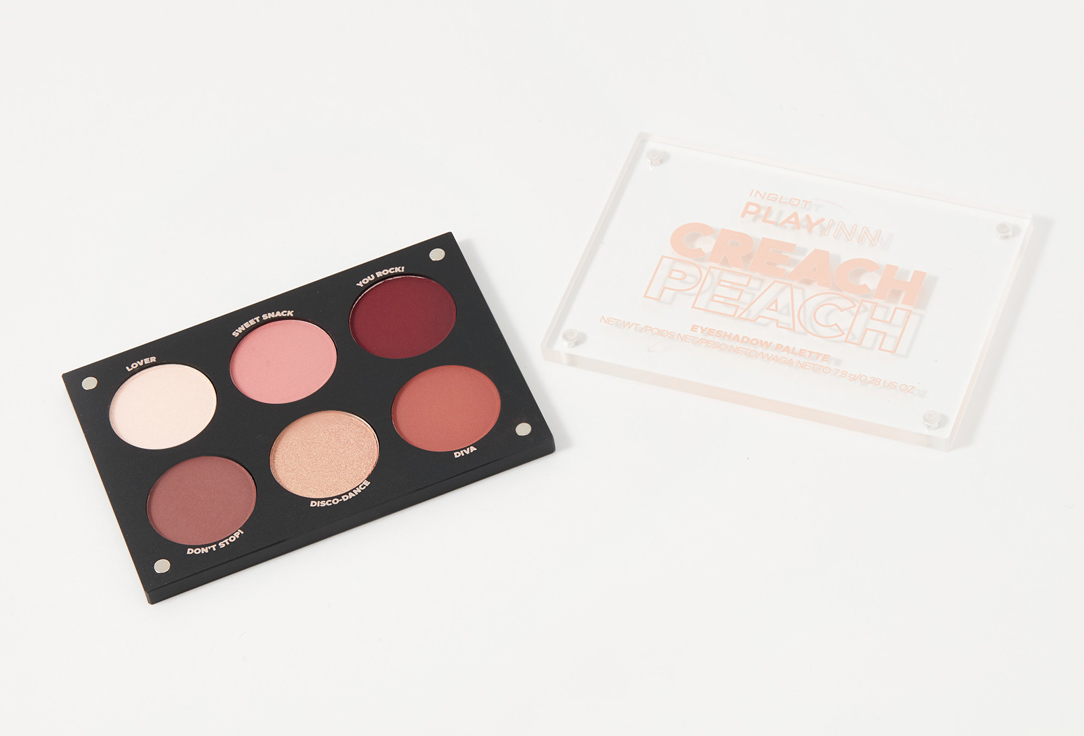 Inglot Eyeshadow Palette Classic accent Creach peach 8 g Inglot Eyeshadow Palette Classic accent