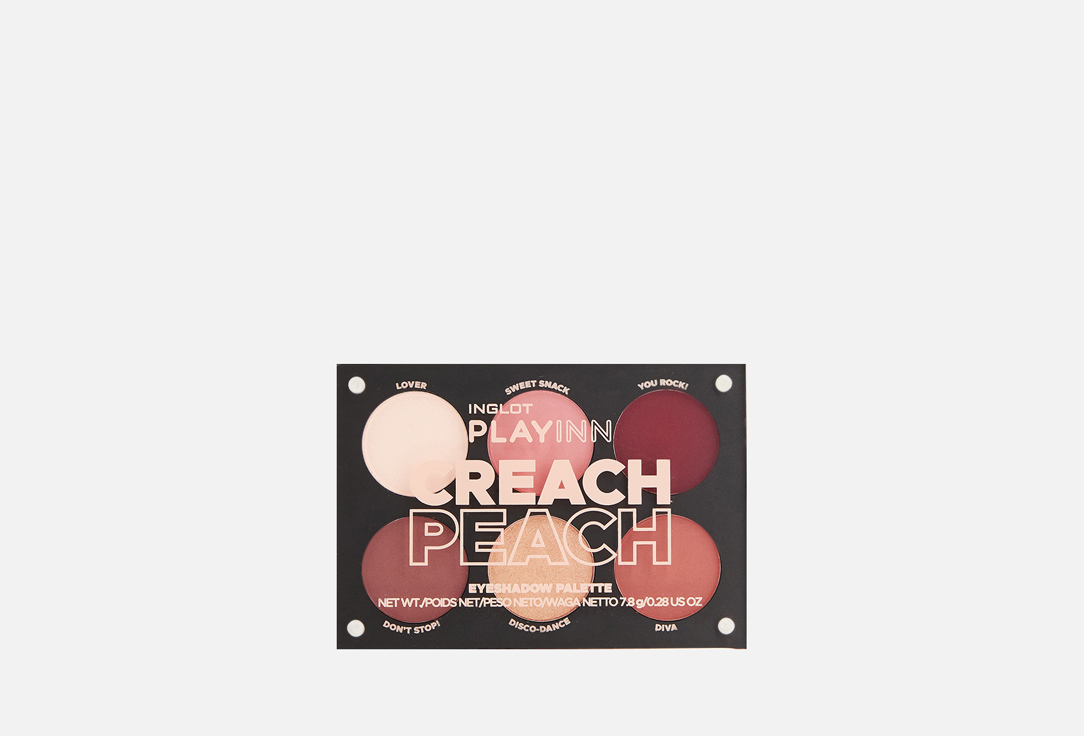 Inglot Eyeshadow Palette Classic accent Creach peach 8 g Inglot Eyeshadow Palette Classic accent