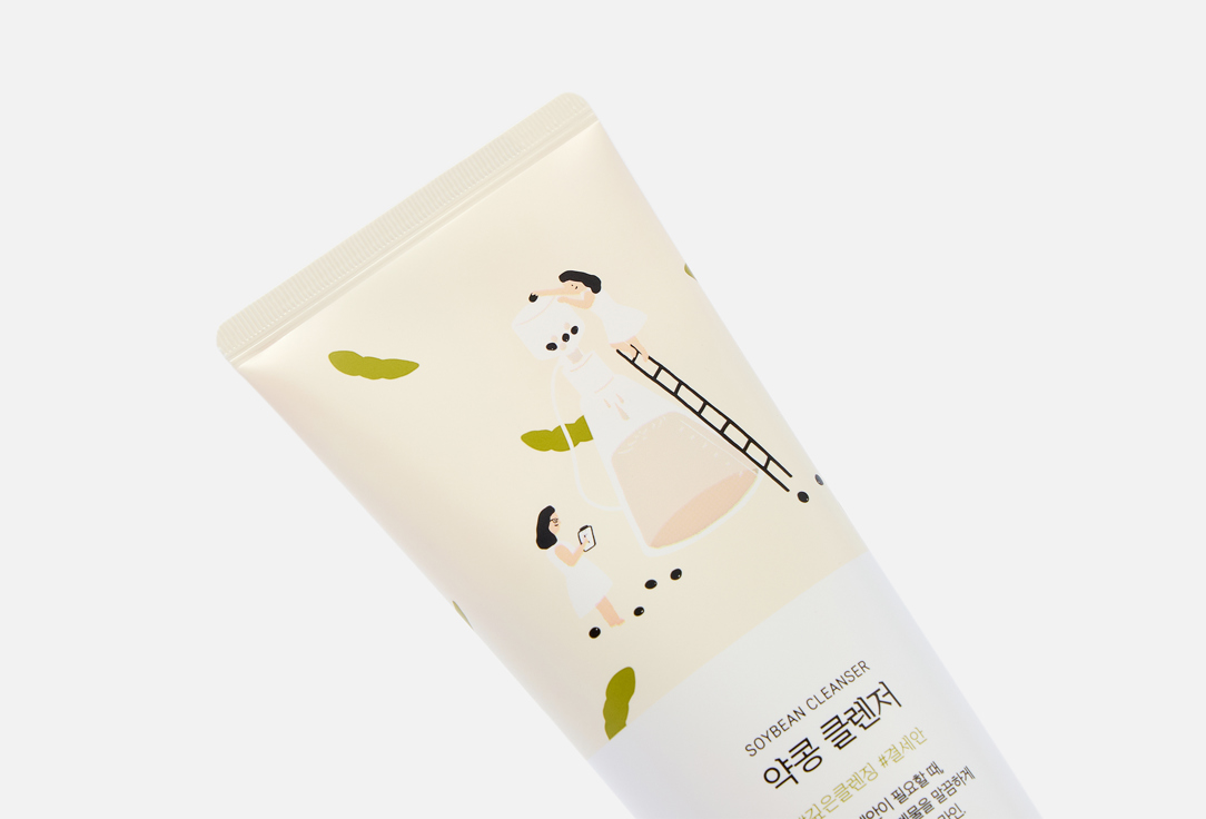 Round Lab Moisturizing Cleansing Face Cream SOYBEAN Nourishing CLEANSER