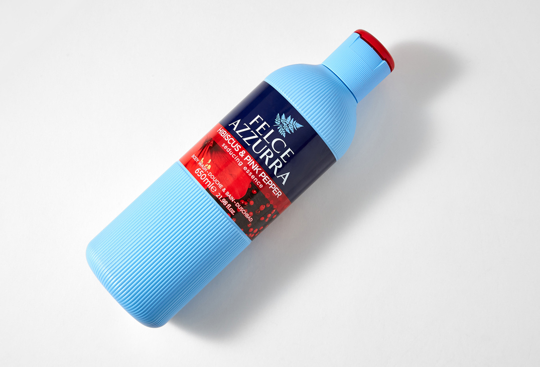 FELCE AZZURRA Moisturizing body cleansing shower gel Hibiscus Pink Pepper Bodywash