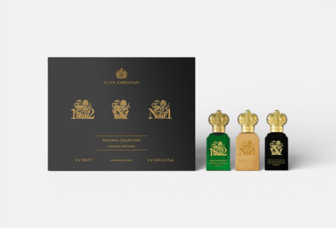 Clive Christian Perfume Travel Set Feminine 3 pcs Clive Christian Perfume Travel Set Feminine