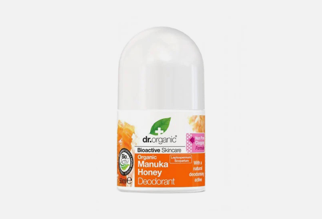 Dr.Organic Deodorant RollOn Manuka Honey 50 ml Dr.Organic Deodorant RollOn Manuka Honey