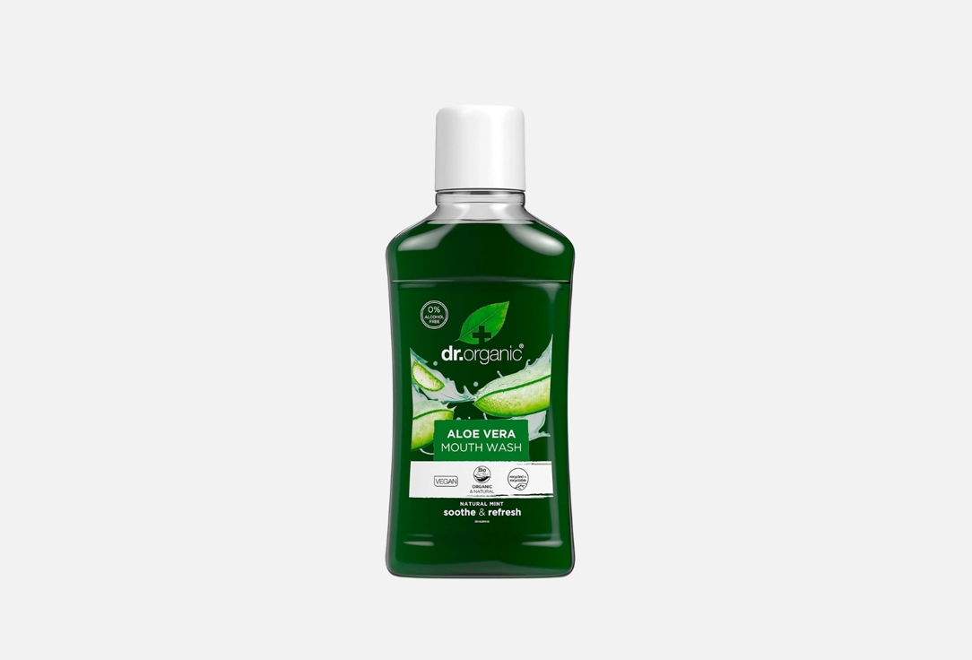 Dr.Organic Soothing & Refreshing Mouthwash Aloe Vera Mouth Wash 500 ml Dr.Organic Soothing & Refreshing Mouthwash Aloe Vera Mouth Wash