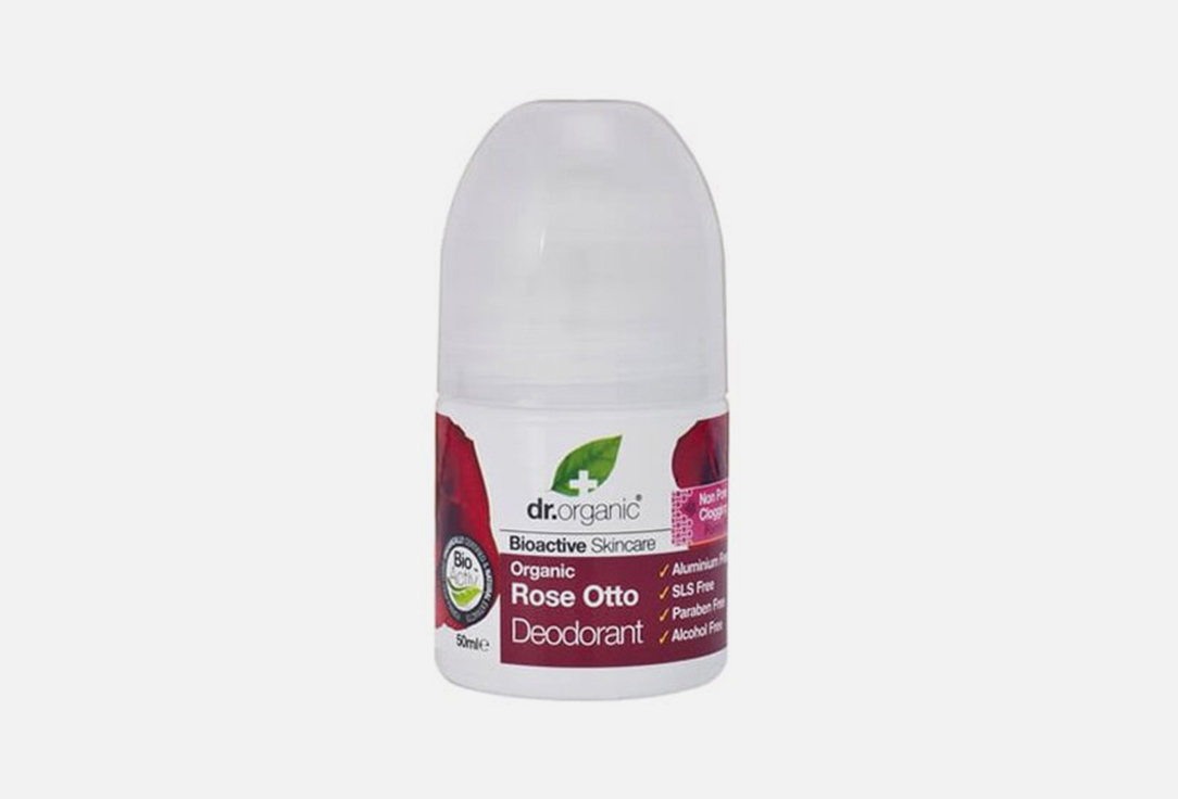 Dr.Organic Deodorant RollOn Rose 50 ml Dr.Organic Deodorant RollOn Rose