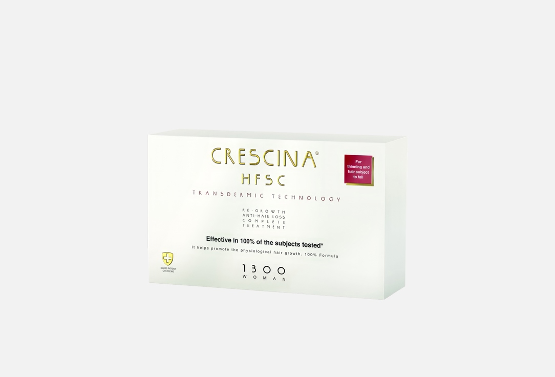 Crescina Hair Ampoules Set Treatment HFSC Complete Treatment Woman 1300