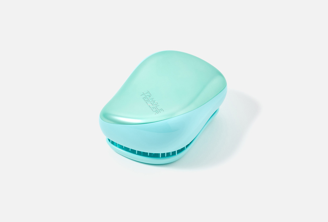 Tangle Teezer Hair Brush Compact styler Teal Chrome 1 pcs Tangle Teezer Hair Brush Compact styler