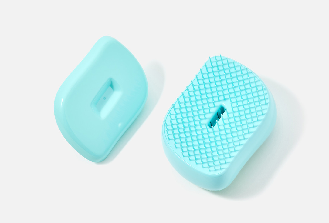 Tangle Teezer Hair Brush Compact styler Teal Chrome 1 pcs Tangle Teezer Hair Brush Compact styler