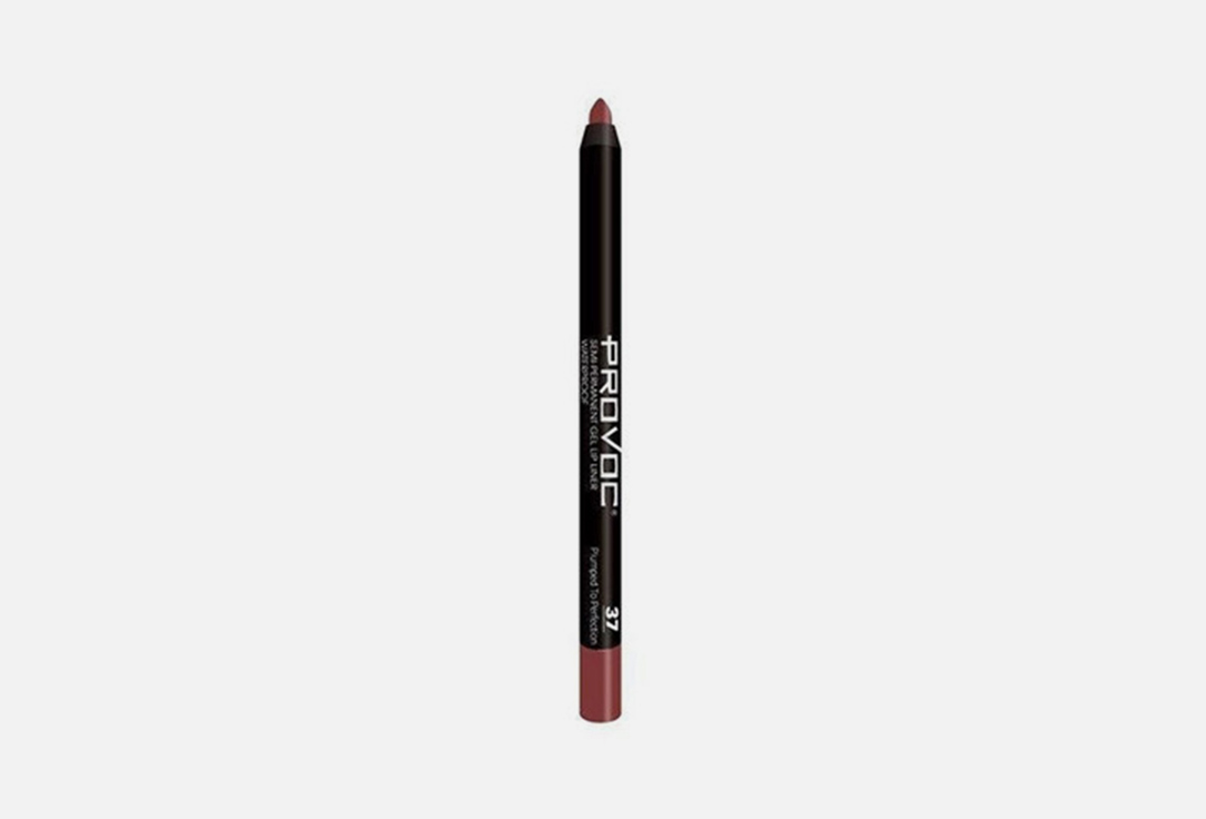 Provoc Waterproof Matte Lip Pencil Gel Lip Liner 37, Plumped to perfection 1.4 g Provoc Waterproof Matte Lip Pencil Gel Lip Liner