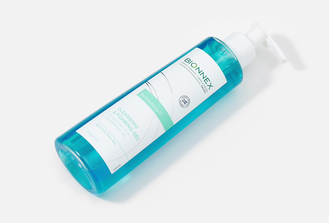 bionnex FOAMING CLEANSING GEL Rensaderm 200 ml bionnex FOAMING CLEANSING GEL Rensaderm