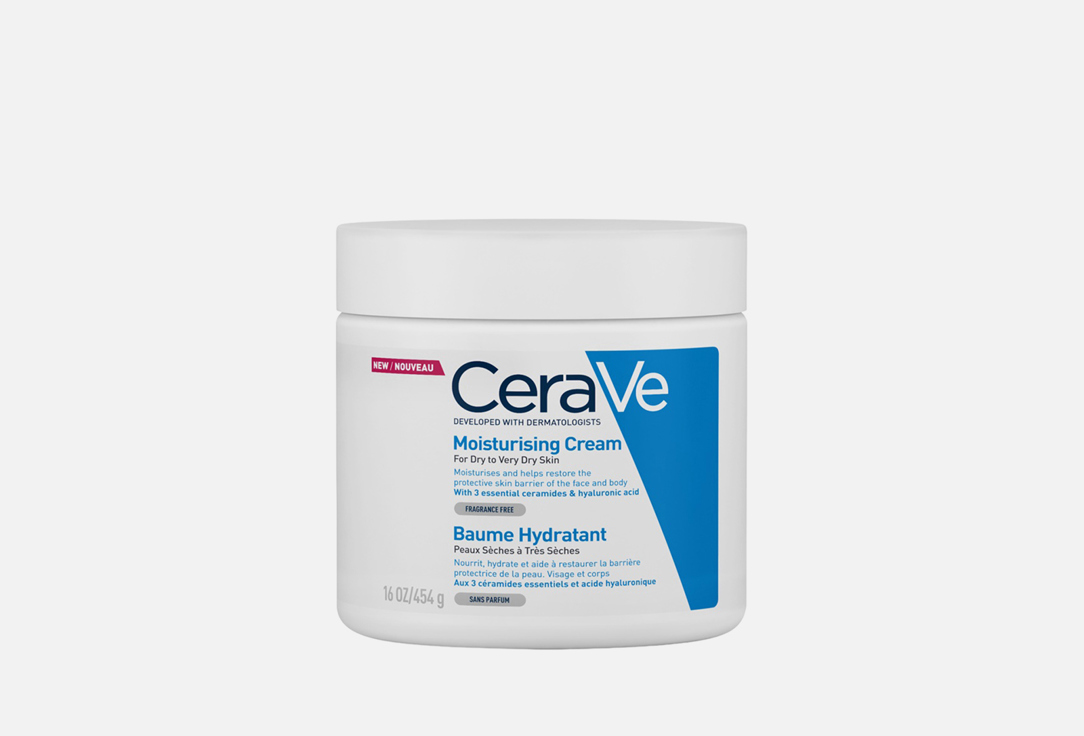 CeraVe Face & Body hydrating Cream for dry skin Moisturizing Cream 453 g CeraVe Face & Body hydrating Cream for dry skin Moisturizing Cream