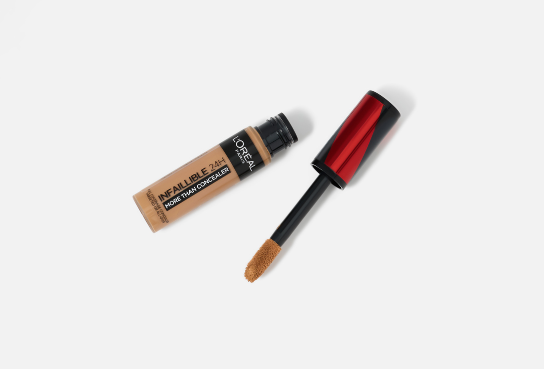 L'Oreal Paris Long-Lasting Matte Concealer Infaillible 329, Cashew 10 ml L'Oreal Paris Long-Lasting Matte Concealer Infaillible
