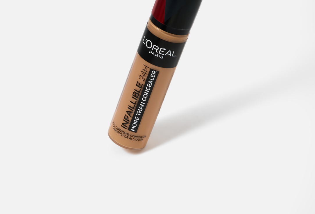 L'Oreal Paris Long-Lasting Matte Concealer Infaillible 329, Cashew 10 ml L'Oreal Paris Long-Lasting Matte Concealer Infaillible
