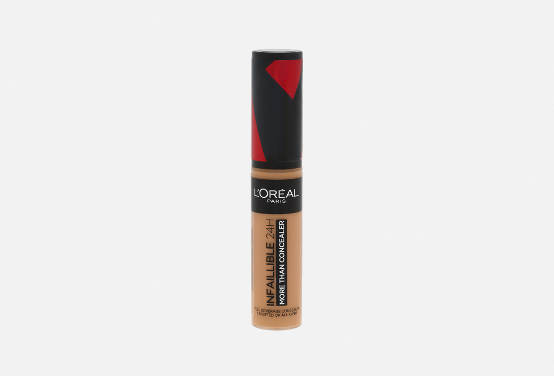 L'Oreal Paris Long-Lasting Matte Concealer Infaillible 329, Cashew 10 ml L'Oreal Paris Long-Lasting Matte Concealer Infaillible