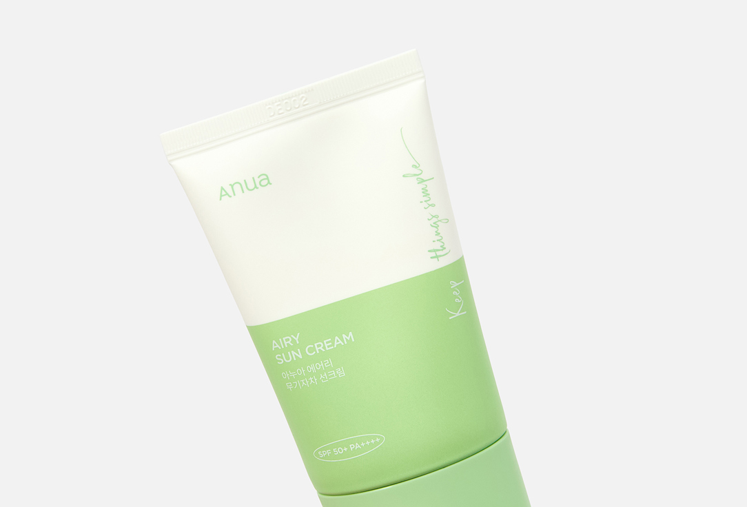 ANUA Suncreen Cream SPF 50+ and PA++++ Airy Sun Cream 50 ml ANUA Suncreen Cream SPF 50+ and PA++++ Airy Sun Cream