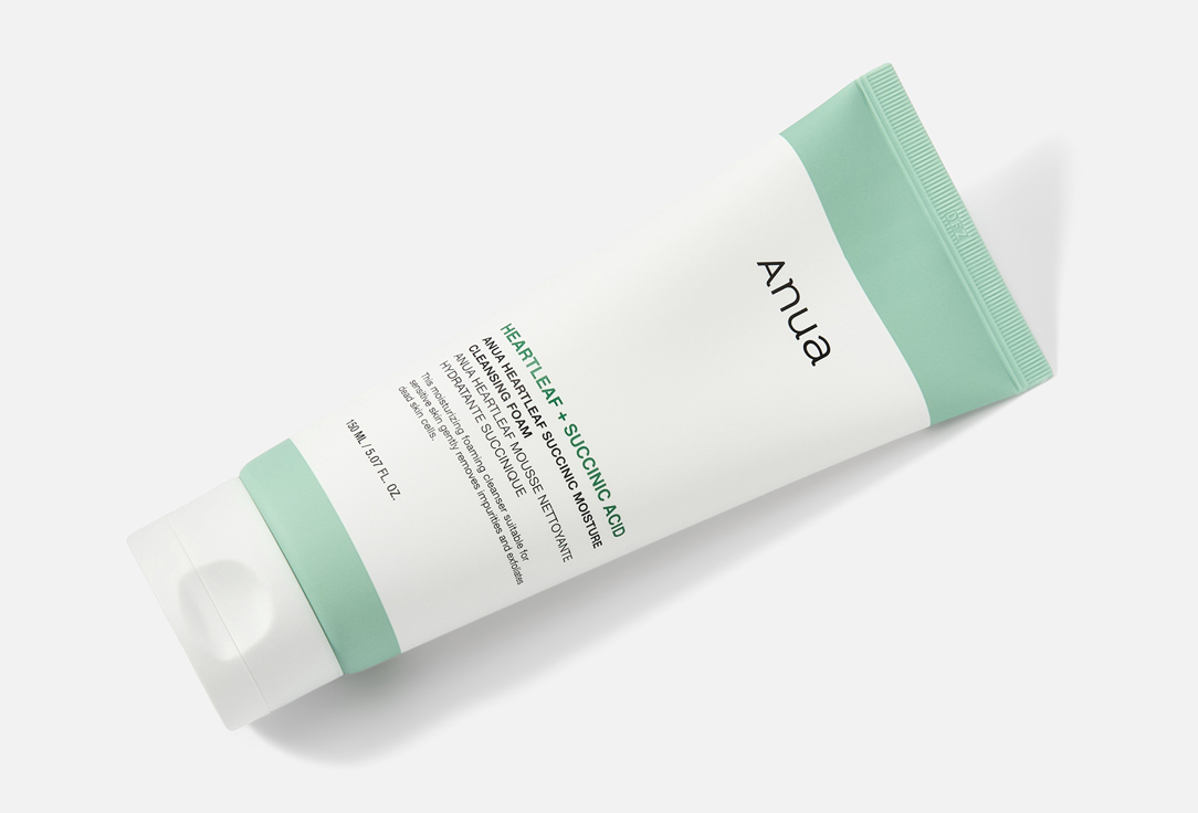 ANUA Soothing Cleansing Foam Heartleaf Succinic Moisture Cleansing Foam 150 ml ANUA Soothing Cleansing Foam Heartleaf Succinic Moisture Cleansing Foam