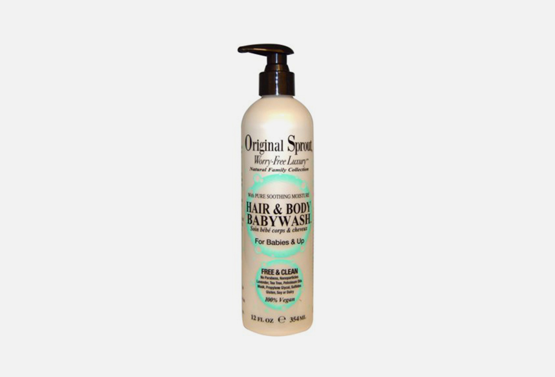 Original Sprout Gentle Hair & Body Cleanser Hair & Body Baby Wash 354 ml Original Sprout Gentle Hair & Body Cleanser Hair & Body Baby Wash